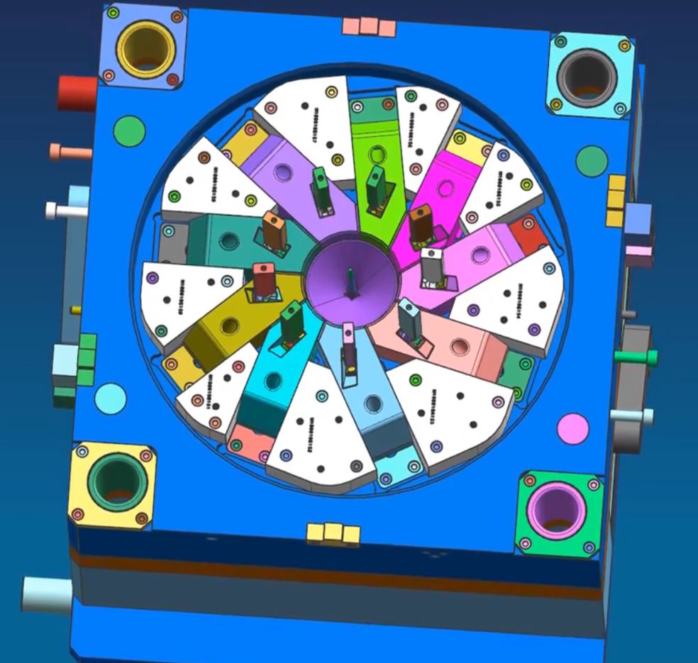 1585639955949469.jpg 加工中心這套葉輪模具如何設(shè)計(jì)?如何脫模?(圖3)