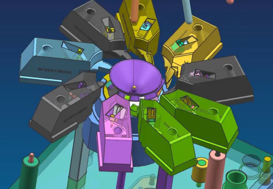 1585639955274755.jpg 加工中心這套葉輪模具如何設(shè)計(jì)?如何脫模?(圖6)